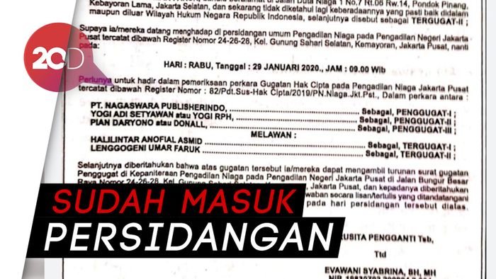 Gen Halilintar Digugat Nagaswara Terkait Hak Cipta Lagi Syantik