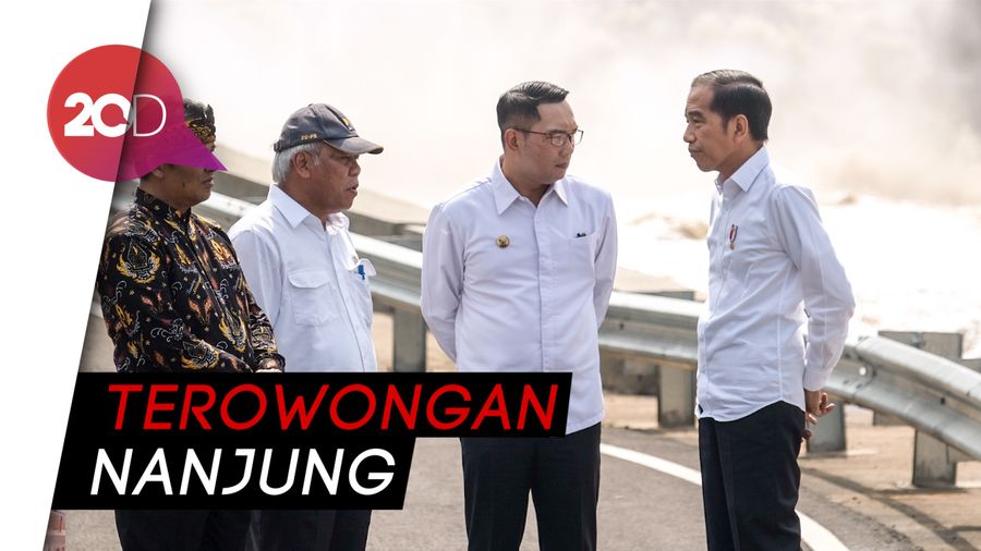 Jokowi Resmikan Terowongan Kembar Anti Banjir di Bandung