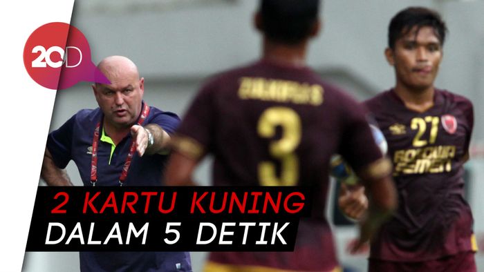 Pemainnya Diganjar Kartu Merah, Pelatih PSM Sindir Wasit