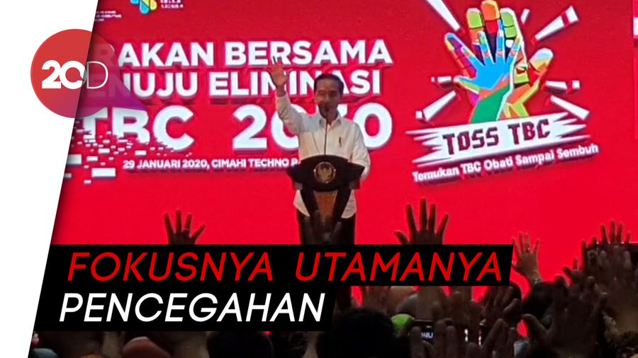 TOSS! Jokowi Canangkan Gerakan Bebas TBC 2030