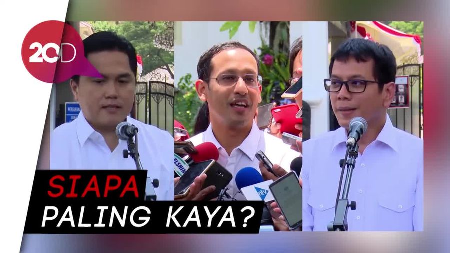 Adu Harta Menteri Erick Thohir, Wishnutama, dan Nadiem Makarim