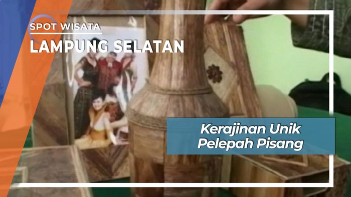 Kerajinan Unik Pelepah Pisang di Lampung Selatan