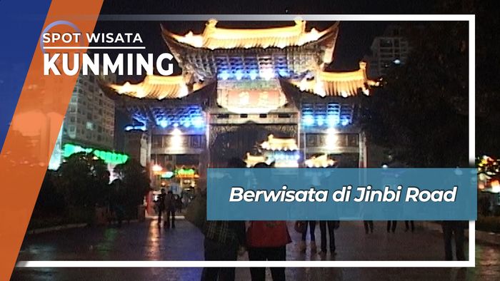 Berwisata di Jinbi Road Kunming