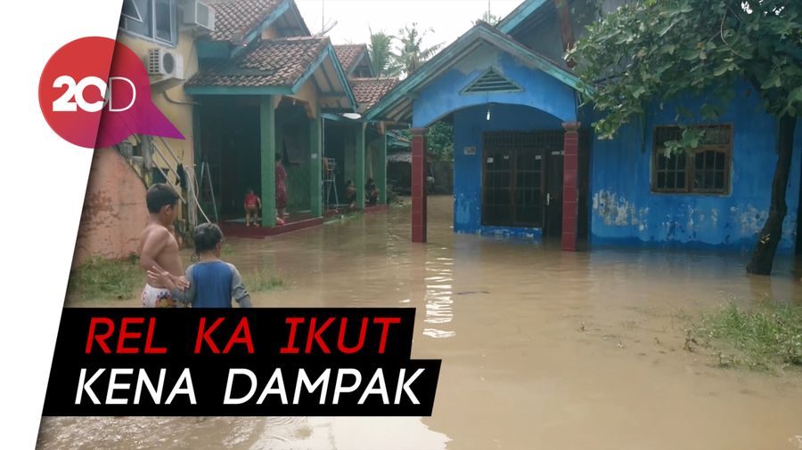 Banjir di Ciwandan Cilegon, Ratusan Rumah dan Jalan Raya Tergenang