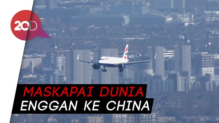 Ramai-ramai Hentikan Penerbangan ke China Gegara Virus Corona