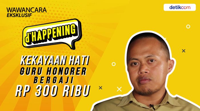 Doa Ibu dan Berkah Gaji Rp 300 Ribu Guru Honorer
