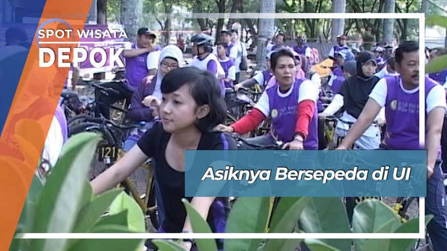 Bersepeda di UI, Depok