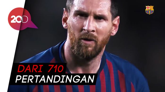Messi Ukir Rekor Kemenangan Ke-500 Bersama Barcelona