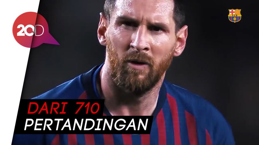 Messi Ukir Rekor Kemenangan Ke-500 Bersama Barcelona