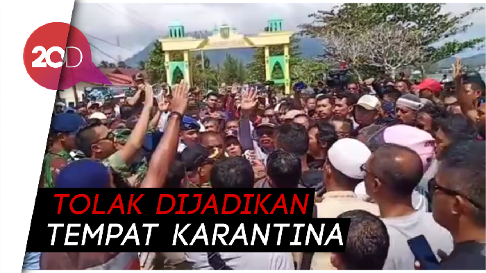 Ramai-ramai Warga Natuna Tolak WNI dari China