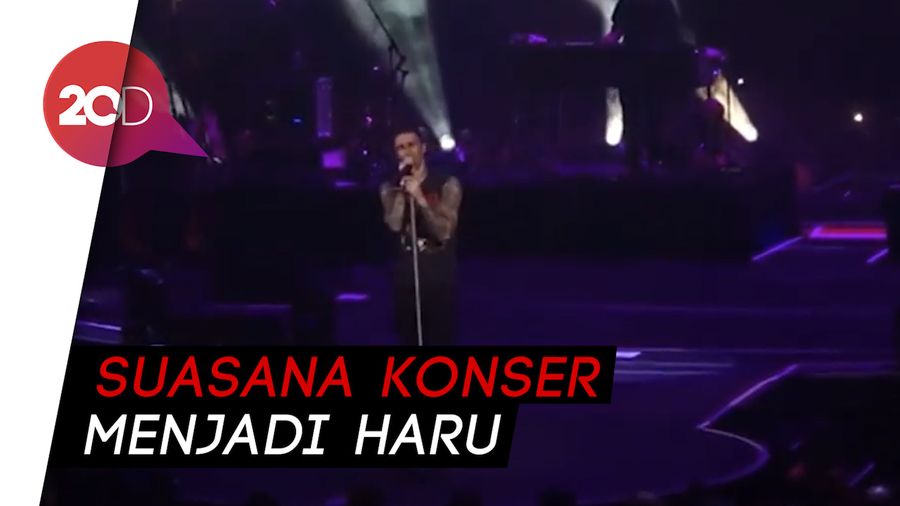 Air Mata Adam Levine untuk Kobe Bryant di Konser Pre-Super Bowl