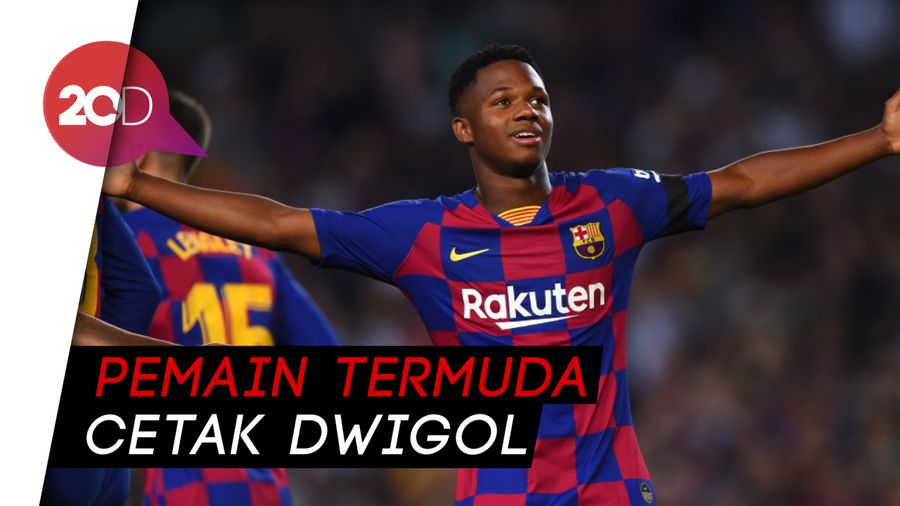 Dua Gol Ansu Fatih Bawa Kemenangan Barca dan Torehkan Rekor