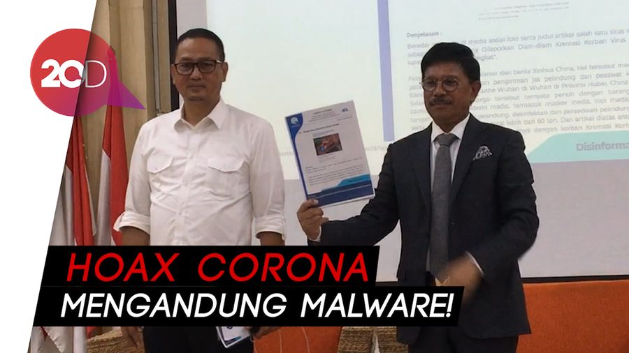 Kominfo Temukan 54 Hoax Terkait Virus Corona