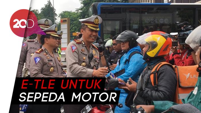  Polisi: 341 Pemotor Kena Tilang Elektronik
