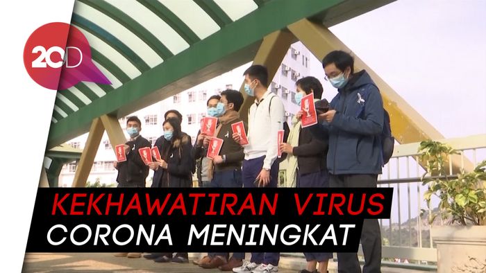 Warga Hong Kong Desak Pemerintah Tutup Perbatasan