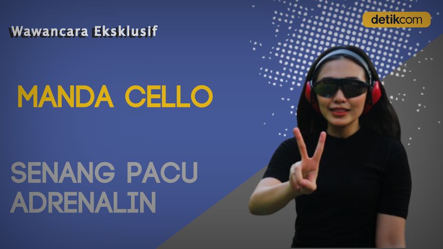Manda Cello, Model Cantik Tanpa Oplas yang Punya Hobi Ekstrem