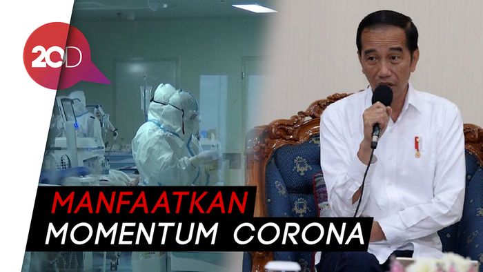 China Dilanda Corona, Jokowi Minta Manfaatkan Peluang Ekspor