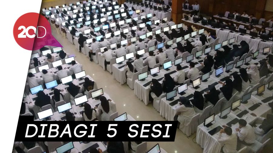 Hari Pertama! 1.500 Peserta Tes CPNS di Cilegon