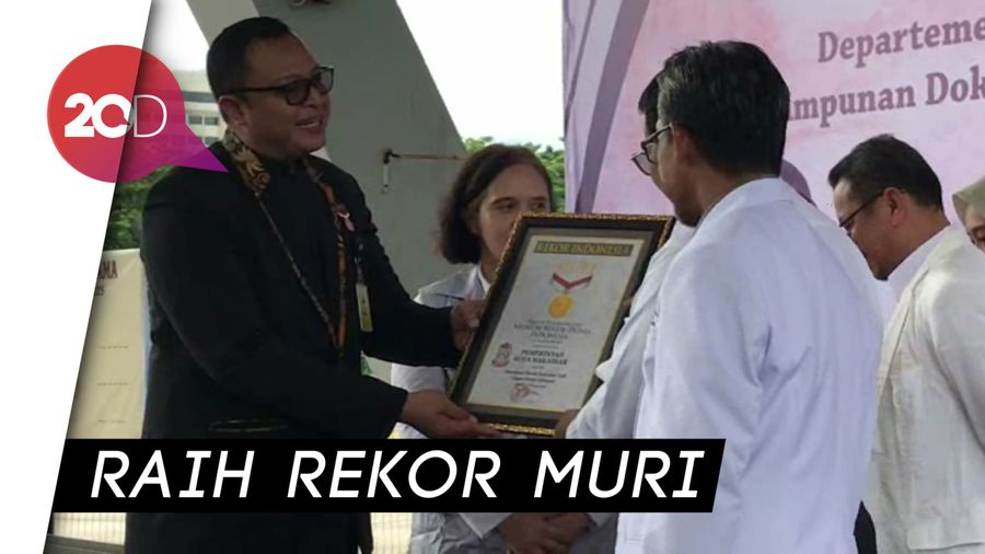 Peringati Hari Kusta, Pemkot Makassar Raih Rekor MURI