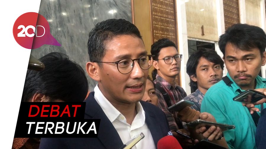 Sandi Usul Ada Debat Publik di Pemilihan Cawagub DKI