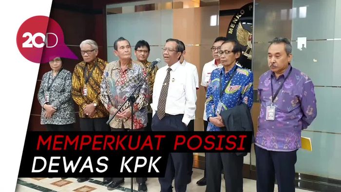 Dewas Minta Pandangan Mahfud untuk Perkuat Posisi di KPK