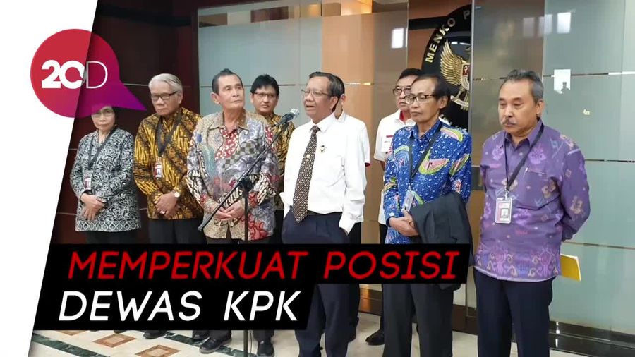 Dewas Minta Pandangan Mahfud untuk Perkuat Posisi di KPK