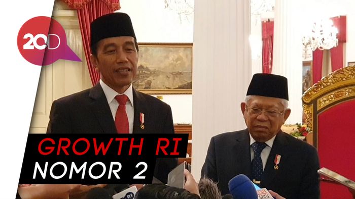 Sebut Pertumbuhan Ekonomi di Atas 5%, Jokowi: Growth Kita Nomor 2