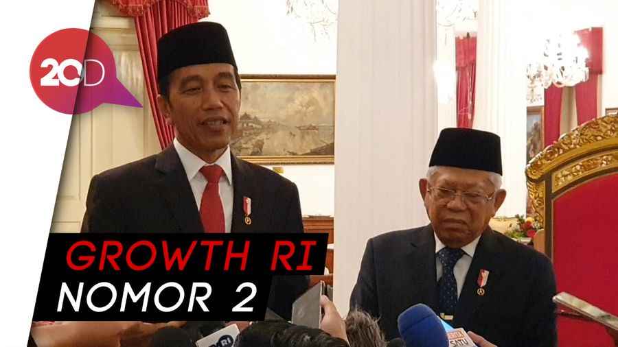 Sebut Pertumbuhan Ekonomi di Atas 5%, Jokowi: Growth Kita Nomor 2