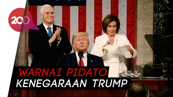 Trump Vs Ketua DPR AS: Enggan Salaman, Robek Kertas Pidato