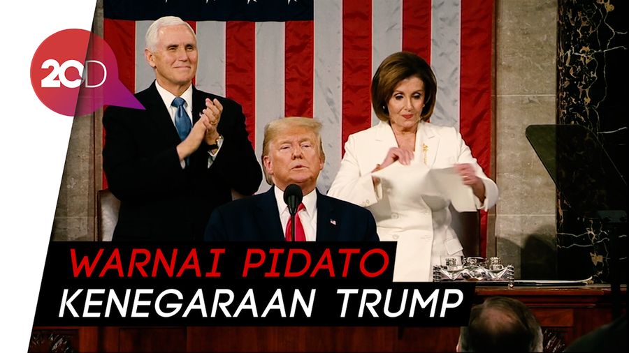 Trump Vs Ketua DPR AS: Enggan Salaman, Robek Kertas Pidato