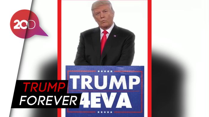 Batal Dimakzulkan, Trump Unggah Video Trump 4EVA