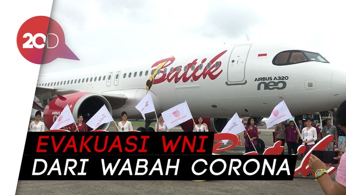 Kondisi Terkini Pesawat Batik Air yang Dipakai Jemput WNI ke Wuhan