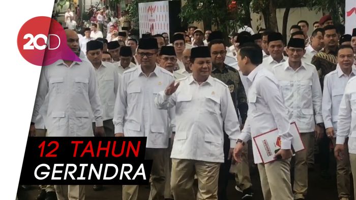 Prabowo Hingga Anies Hadiri HUT Gerindra