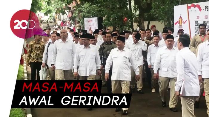 Prabowo Cerita Awal Dirikan Gerindra Diejek Gerindri Gerindru
