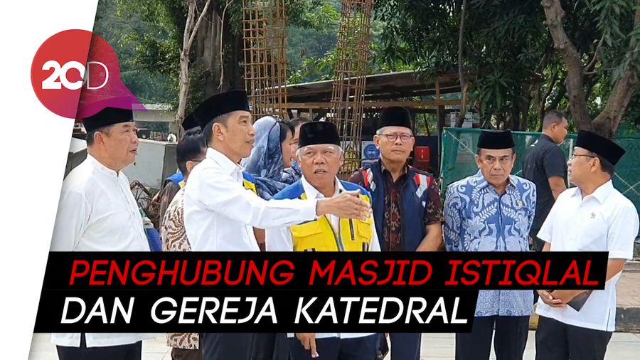Jokowi Setuju Ada Terowongan Silaturahmi Istiqlal-Katedral