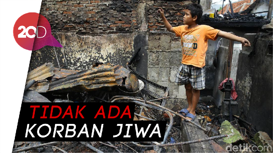 Kebakaran di Taman Sari Diduga Arus Pendek Listrik