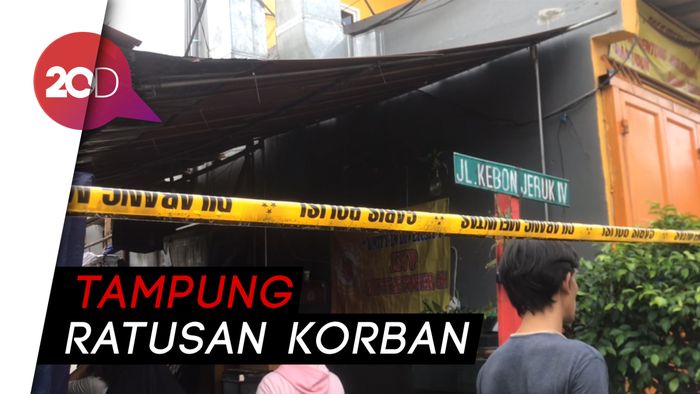 Korban Kebakaran Taman Sari Diungsikan di RPTRA Matahari