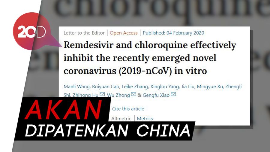 Mengenal Remdesivir yang Digadang Jadi Antivirus Corona 2019-nCoV