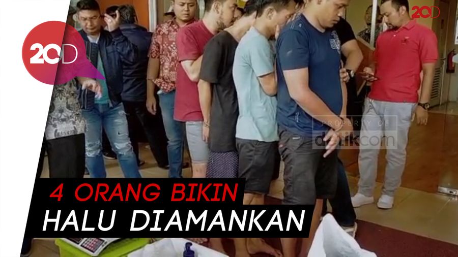 Pabrik Ganja Sintetis di Surabaya Digerebek Polisi