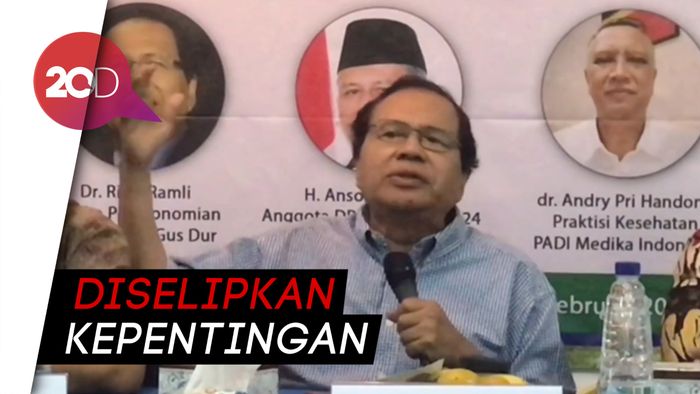 Rizal Ramli Sebut BPJS Dibentuk Dengan Keterpaksaan