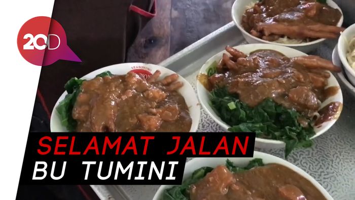 Pemilik Mie Ayam Legendaris Tumini Meninggal Dunia