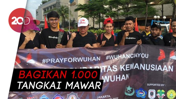  Aksi Solidaritas Peduli Wuhan di CFD HI