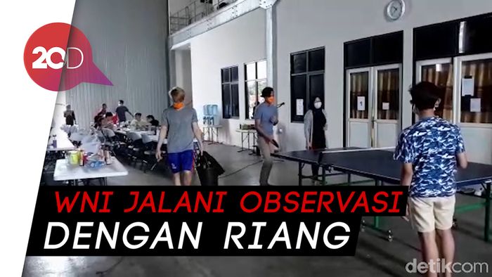 Cerita Bahagia Para WNI Jalani Karantina di Natuna