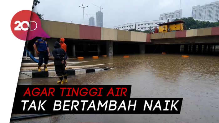 Hujan Kembali Guyur Underpass Kemayoran, Pompa Air Dimaksimalkan