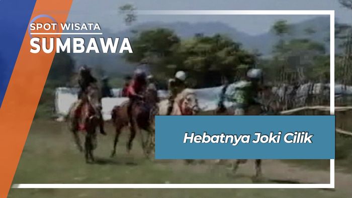 Hebatnya Joki CIlik Pacu Kuda Sumbawa