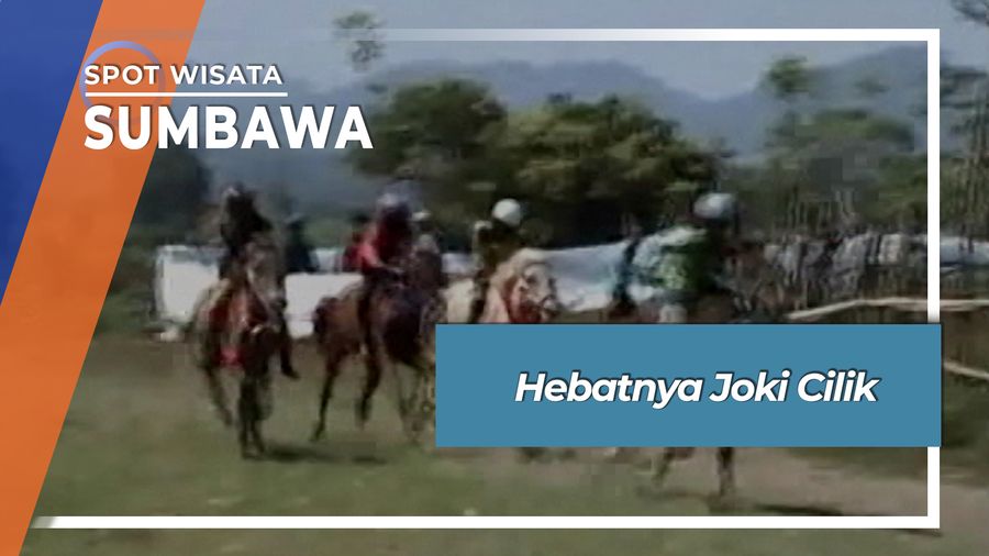 Hebatnya Joki CIlik Pacu Kuda Sumbawa