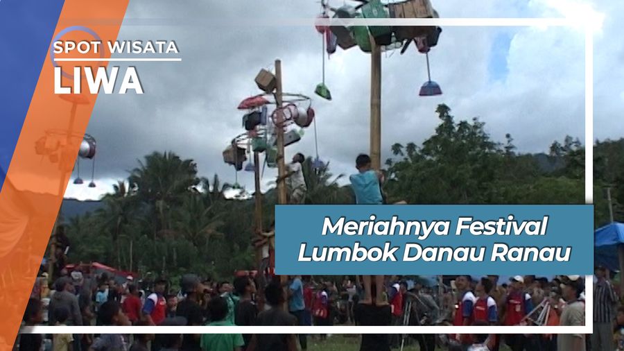 Topeng Sekura, Meriahkan Festival Lumbok Ala Danau Ranau Liwa Lampung Barat