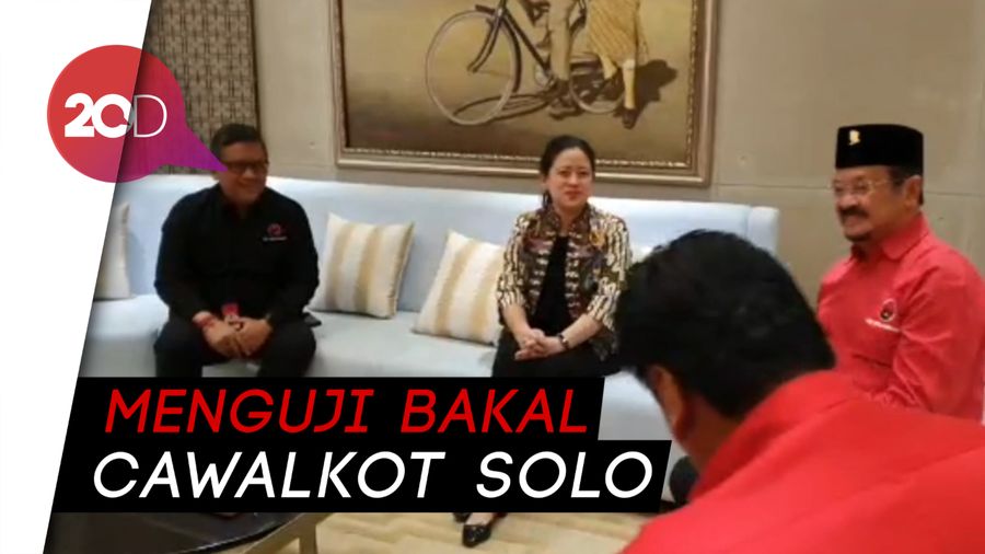 Intip Suasana Fit & Proper Test Gibran-Achmad Purnomo di DPP PDIP