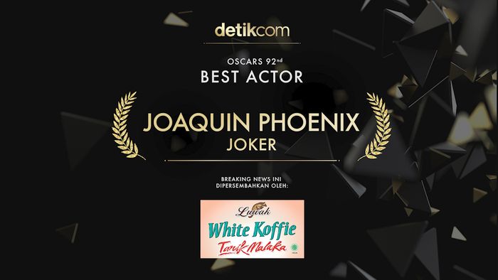 Selamat! Aktor Terbaik Diraih oleh Joaquin Phoenix
