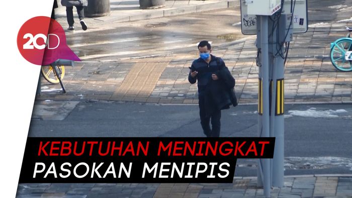 China Krisis Masker dan Pakaian Pelindung Anti-virus